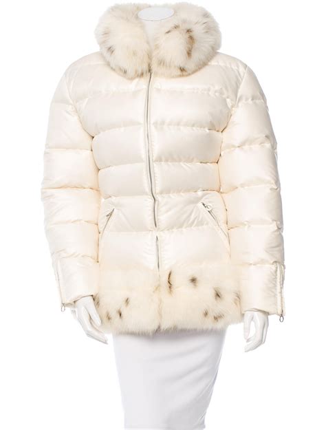 christian dior brown shearling coat|Christian Dior puffer jacket.